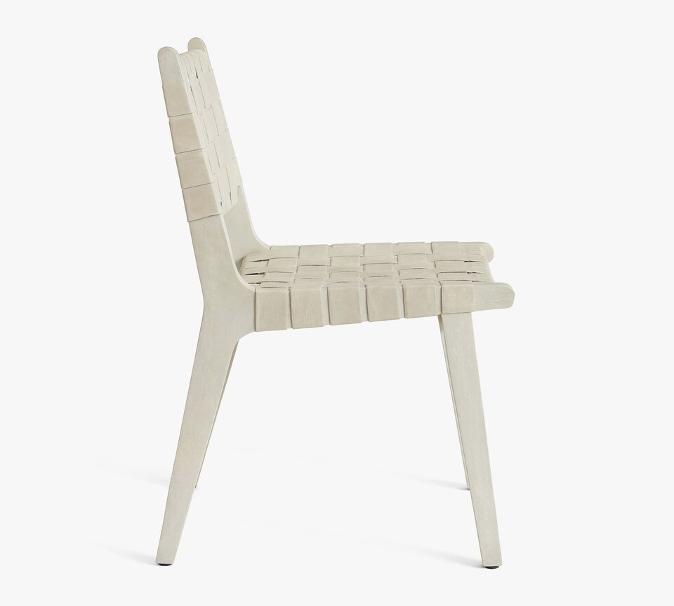 Fenton Woven Leather Dining Chair